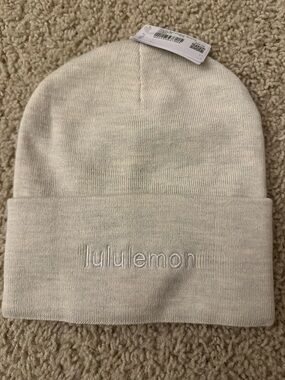 lululemon athletica Cream Beanie Hat